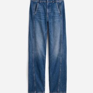 Madewell tapered denim trousers in concho wash